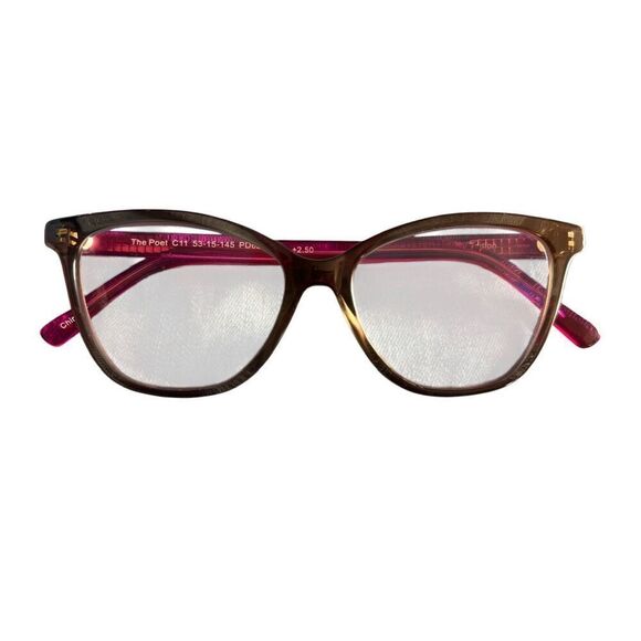 Prive Revaux pink Smokey gray limited edition the Poet +2.50 reading glasses - Picture 5 of 8